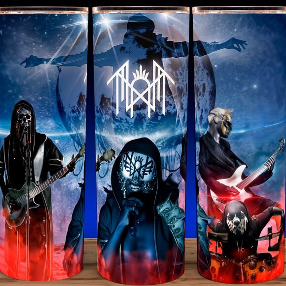 Glow in the Dark Sleep Token - Vessel - II - III - IV Rock Band Cup Mug Tumbler - Picture 3 of 5